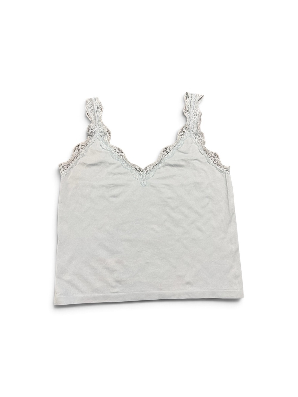 Wild Fable XXL Light Blue Lace Trim V-Neck Cami Tank Top